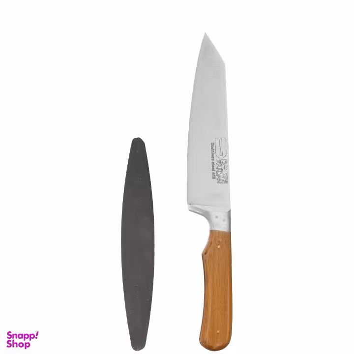 ست چاقوی مخصوص سراشپز ثمین دست زنجان به همراه سنگ مدل 012