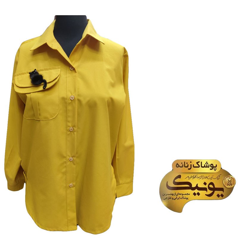 مانتو بهاره زنانه خردلی