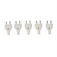 دوشاخه برق الکترو فراز کد White بسته 5 عددی