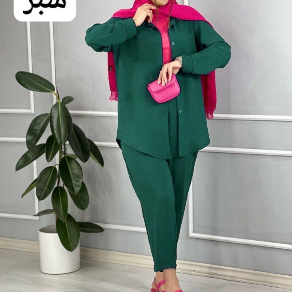 ست لباس زنانه بسیار شیک ابر و بادی