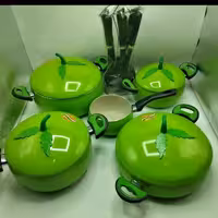 سرویس 17 پارچه طرح میوه ..گرانیتی چند لایه بسیار با کیفیت