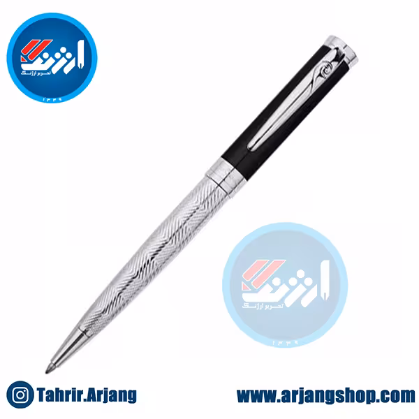 خودکار پیر کاردین مارشال نیمه مشکی استیل مدل Marshal-Sl