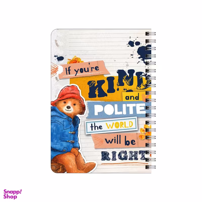 دفترچه یادداشت بامبیلیپ مدل چوبی طرح انیمیشن پدینگتون کد 5680465