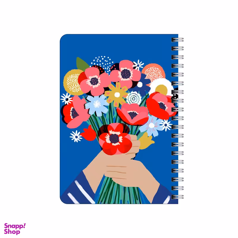 دفترچه یادداشت بامبیلیپ مدل چوبی طرح دسته گل کد 4263311