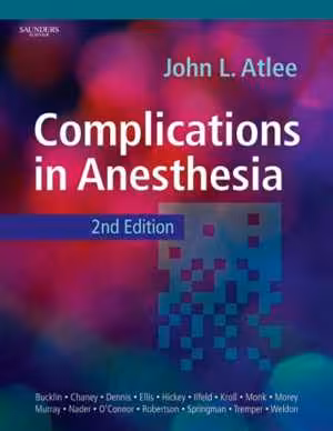 [PDF] دانلود کتاب Complications In Anesthesia, 2nd ed, 2006
