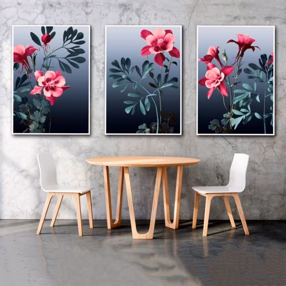 تابلو دکوراتیو 3تیکه کد 0117