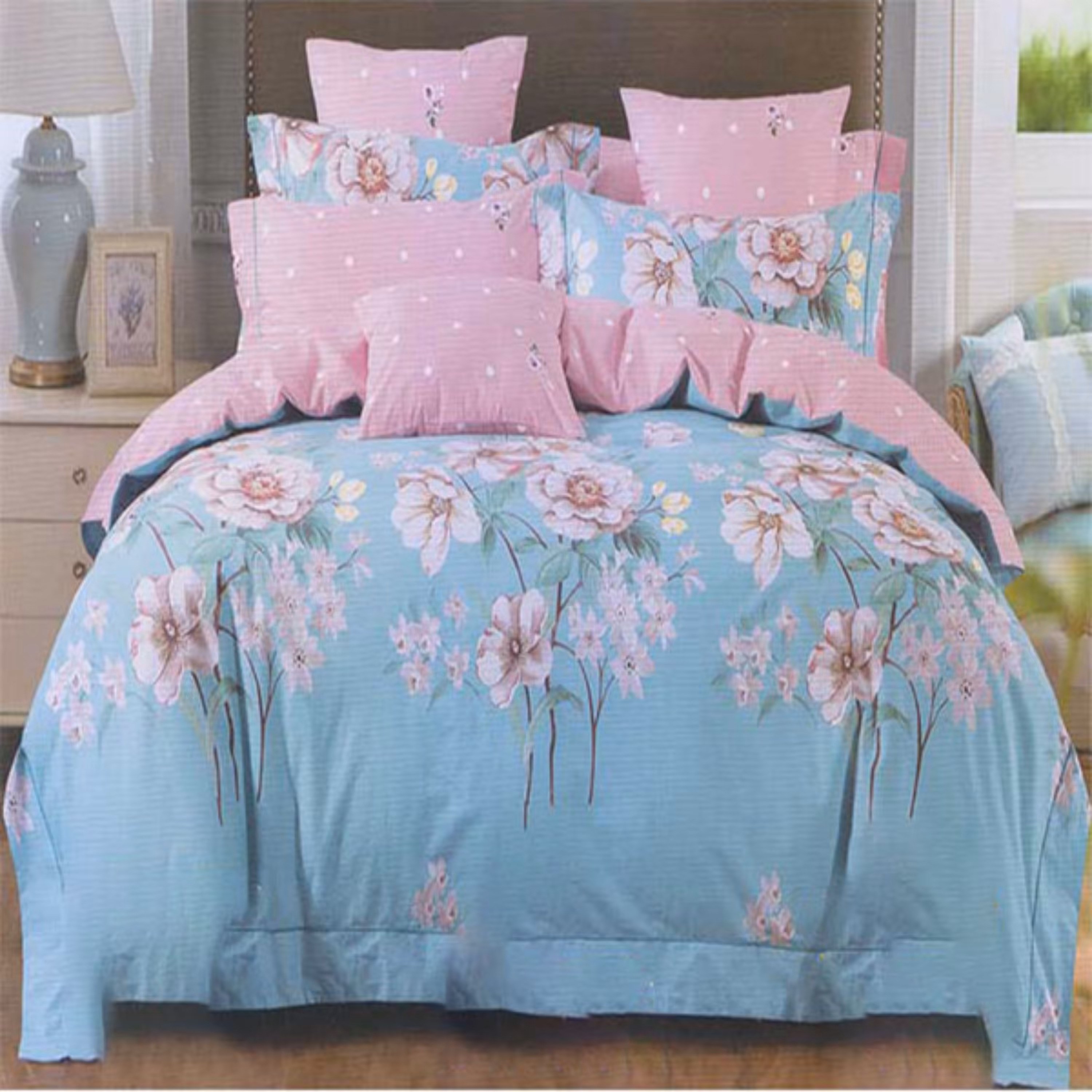 سرویس خواب کد B036 دونفره 6 تکه کتان