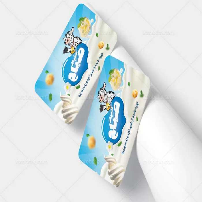 کارت ویزیت لبنیات | گرافیک با طعم تربچه