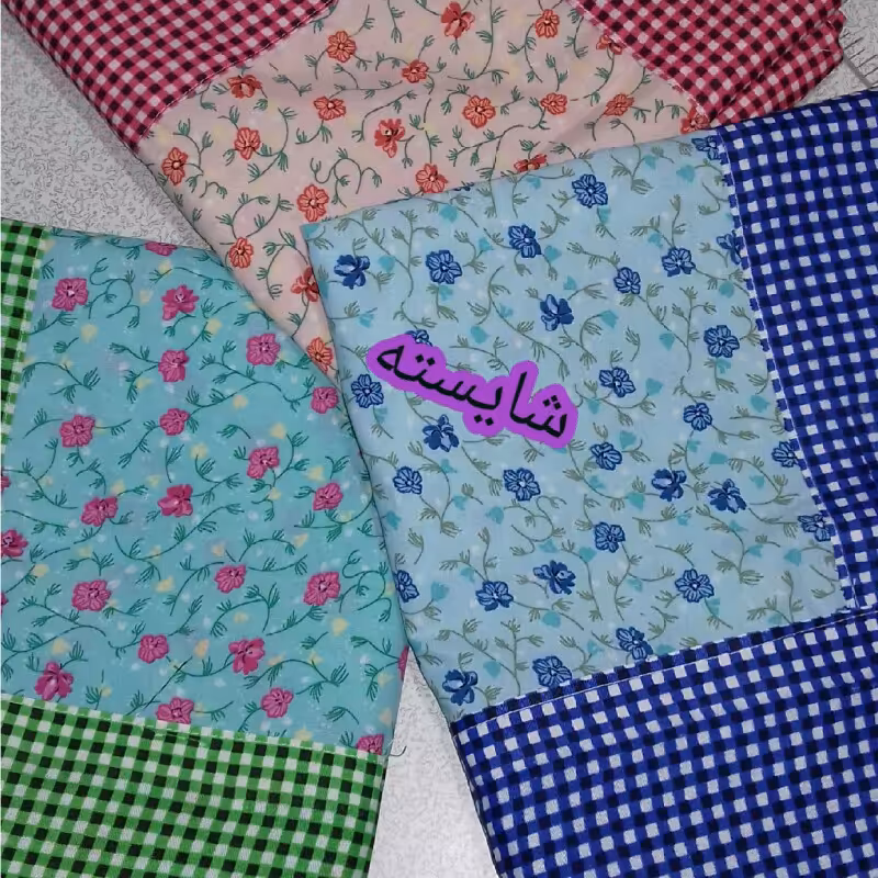 سفره نان.رومیزی . بقچه. تنوع رنگ.اندازه یک در یک  .یک لایه.