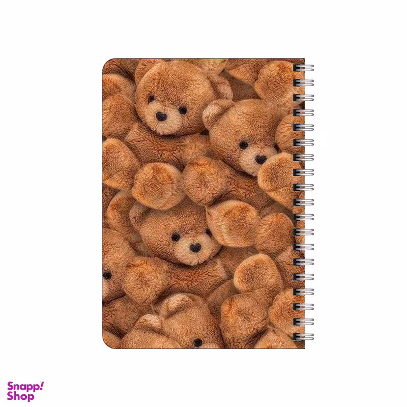 دفترچه یادداشت بامبیلیپ مدل چوبی طرح پترن خرس خرسی کد 5783902