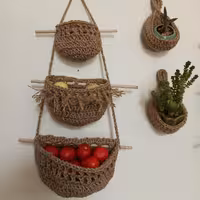 اویز کنفی میوه و سیب زمینی پیاز