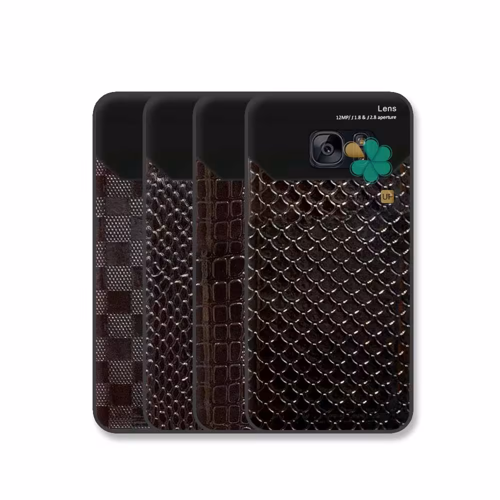 قاب پشت گلس چرمی گوشی سامسونگ Samsung S7 مدل مونت بلنک