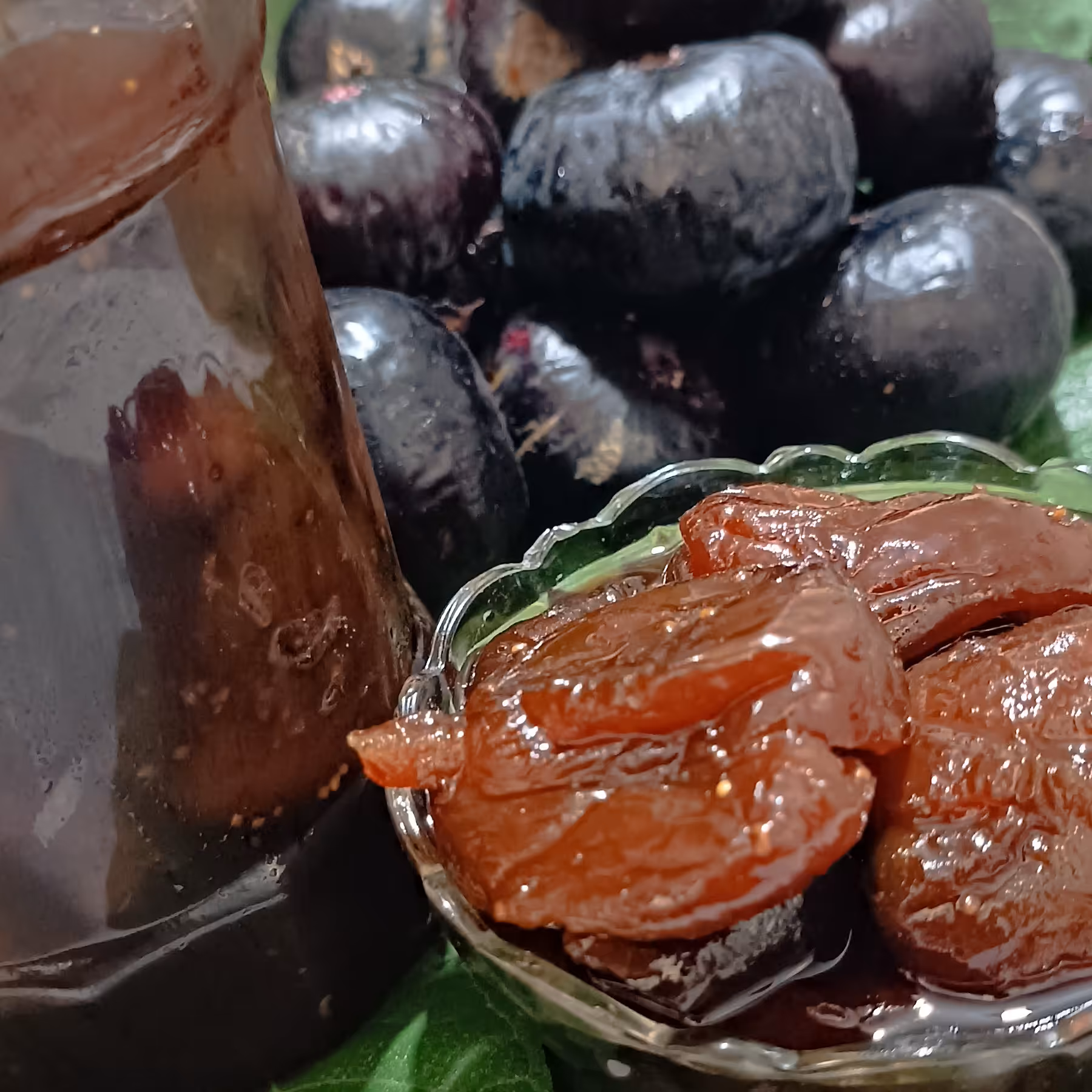 مربای انجیر سیاه درجه یک بهداشتی 1403 کاملا طبیعی بدون افزودنی( 900) گرمی