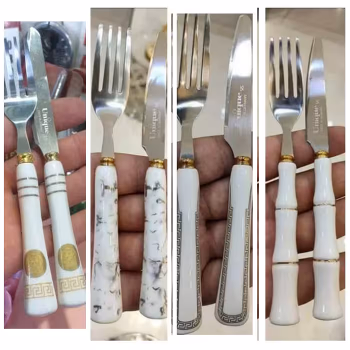 کارد چنگال دسته سرامیکی مارک ریموند کیفیت بالا