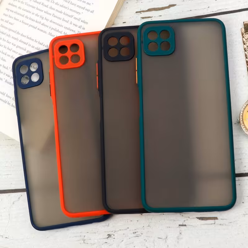 قاب پشت مات محافظ لنز دار مناسب برای گوشی موبایل Samsung Galaxy A22 5G