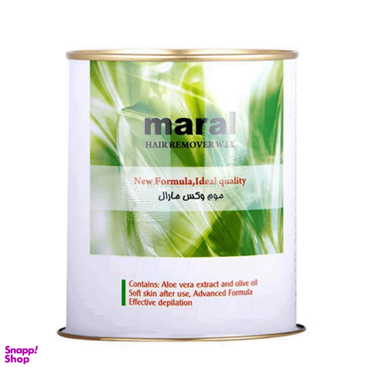 موم وکس مارال (Maral) مدل Aloe vera حجم 700 گرم