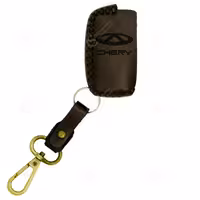 جاسوییچی چرم طبیعی گاوی قهوه ای مناسب چری تاشو 1