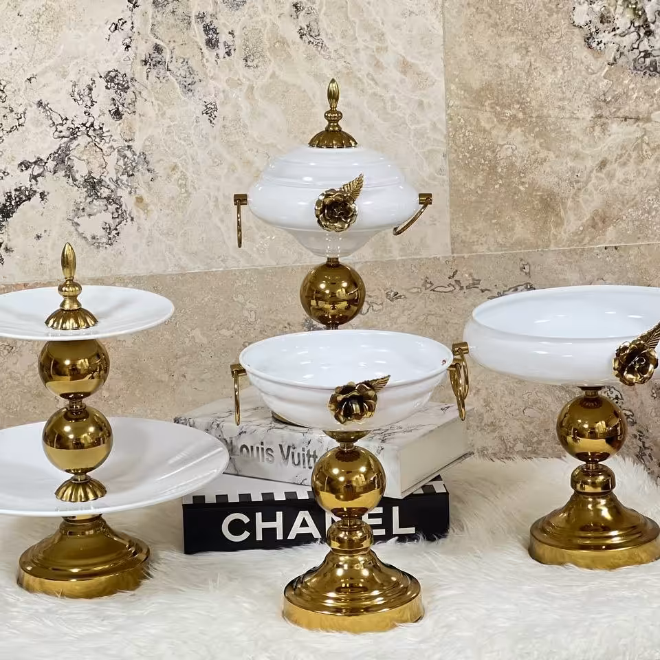 سرویس پذیرایی غنچه سفید طلایی