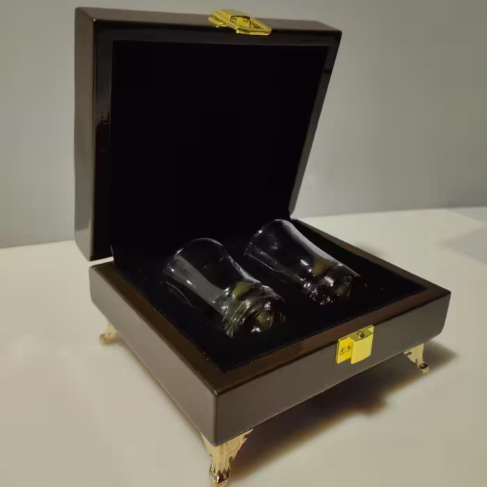 جعبه 2 شات قهوه خوری لوکس