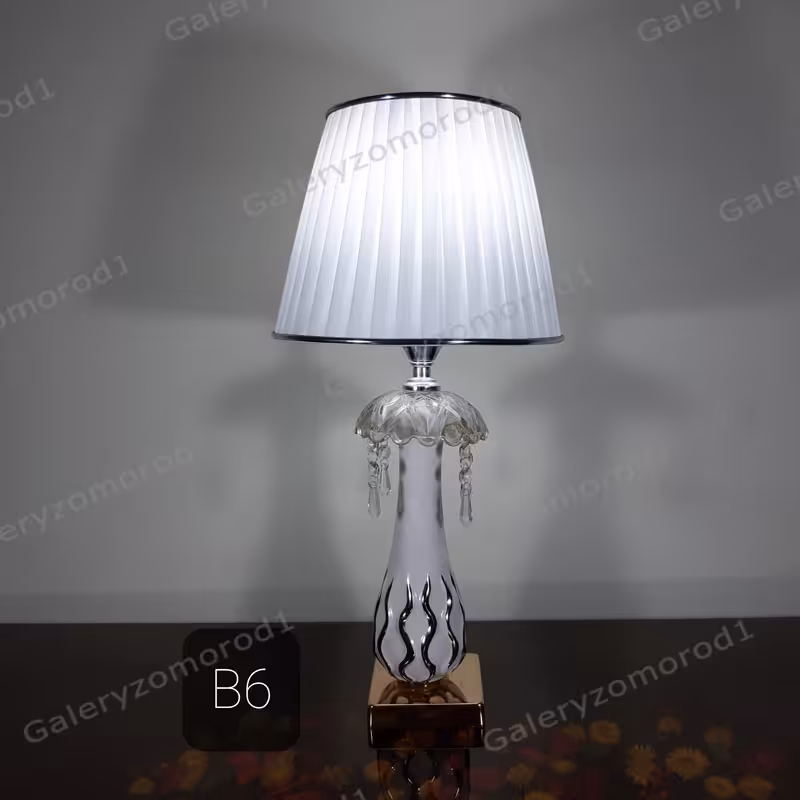 آباژور  رومیزی سفالی آتشین کد B6