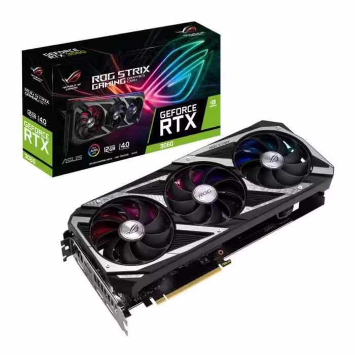 کارت گرافیک ایسوس ROG STRIX RTX 3060 12G GAMING
