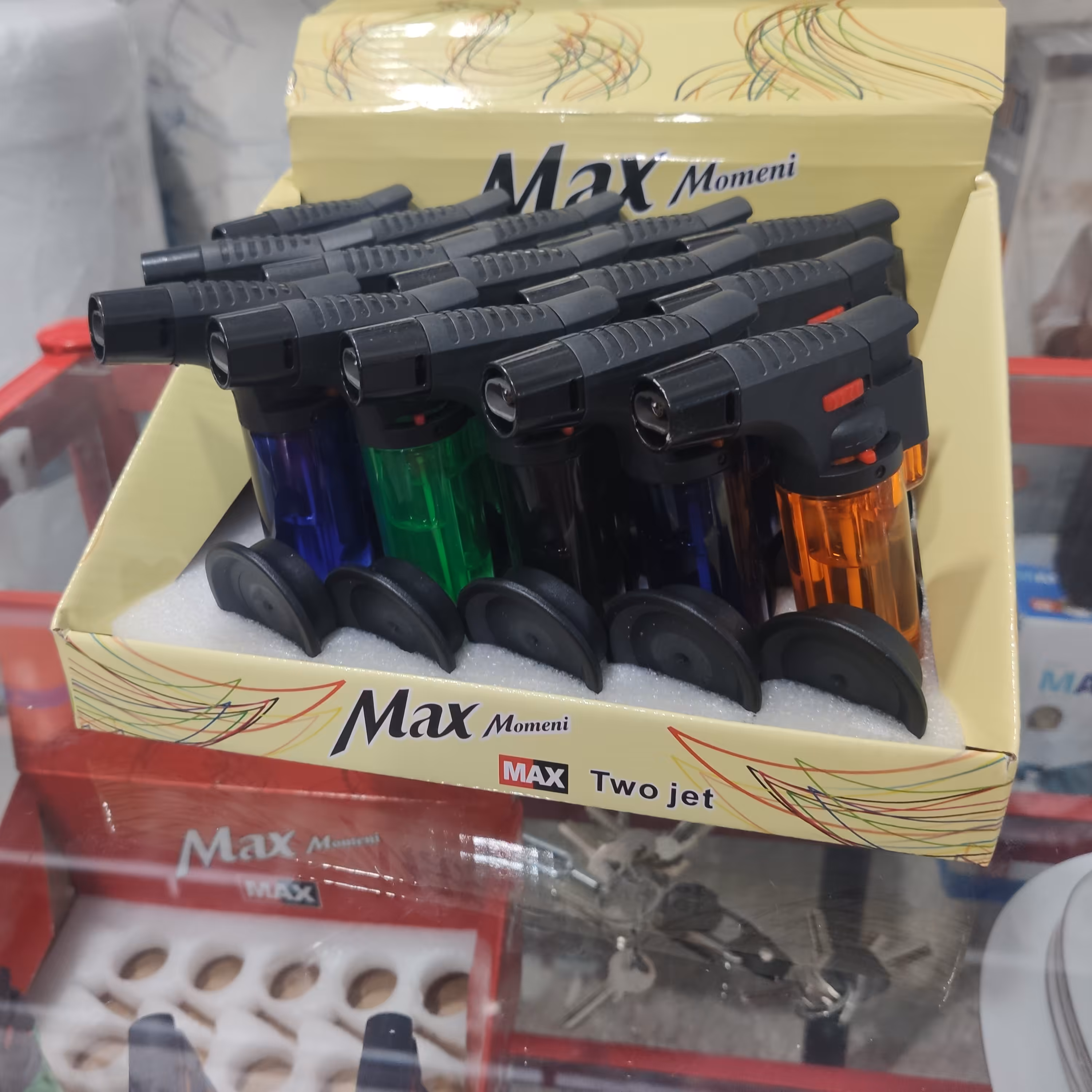 فندک اتمی پایه دار  دو شعله