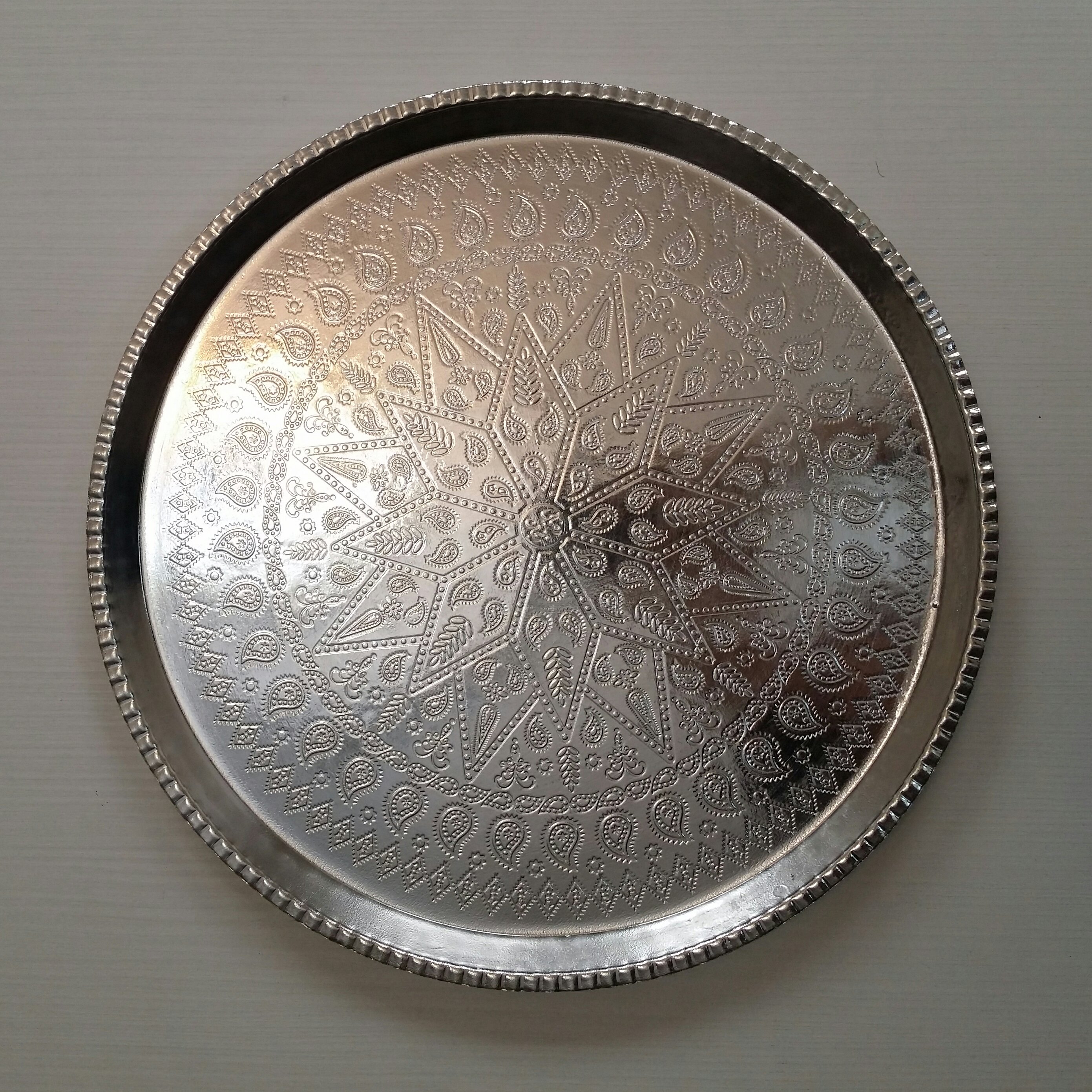 سینی مسی قطر 30cm