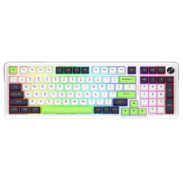 کیبورد بی سیم/باسیم مکانیکال گیمینگ ردراگون EISA K686 WBG PRO