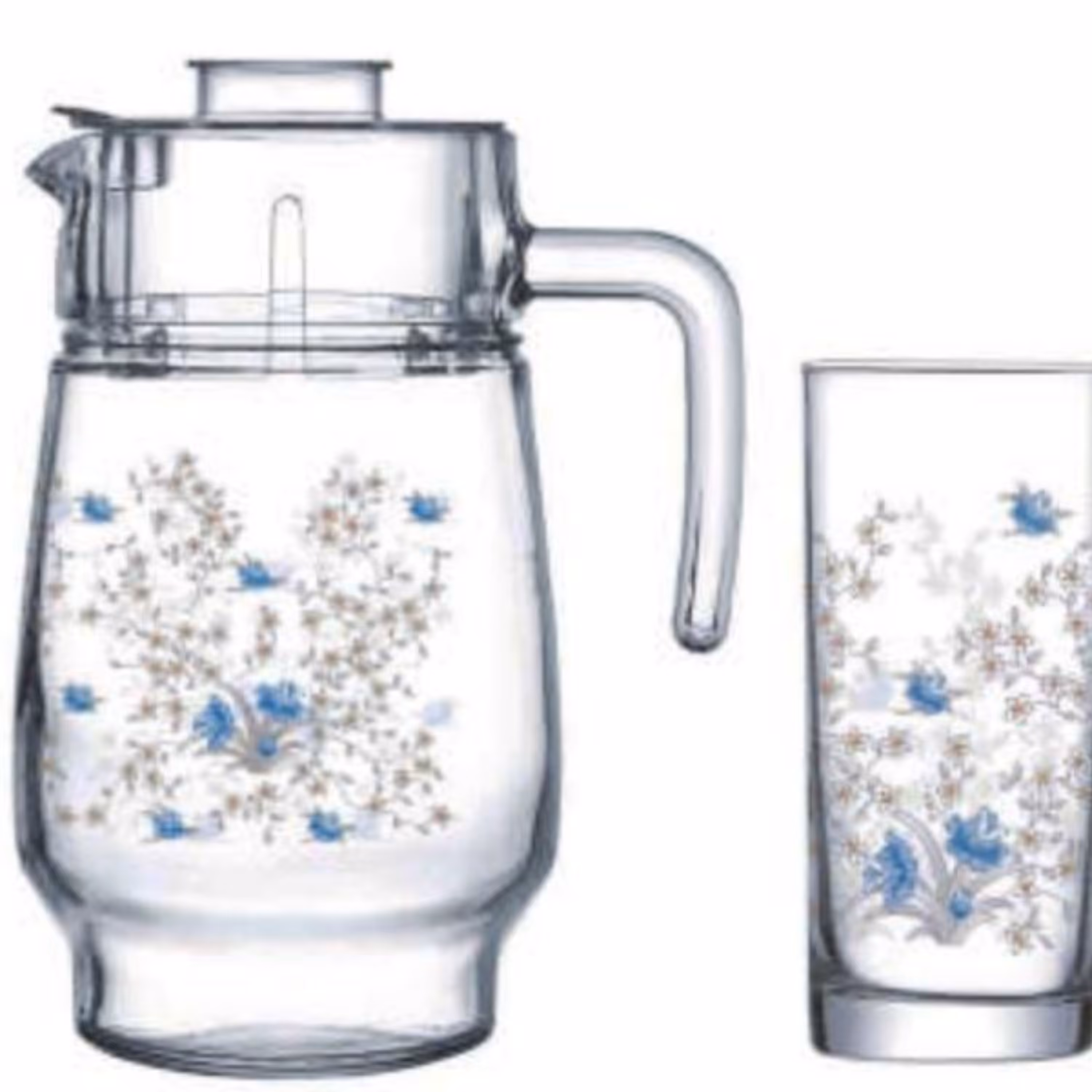 پارچ ولیوان 7پارچه لومینارک مدل رمانتیکRomantQ