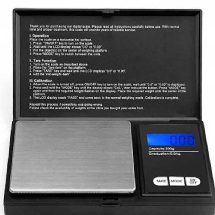 ترازو 200 گرمی دیجیتال با دقت یکصدم