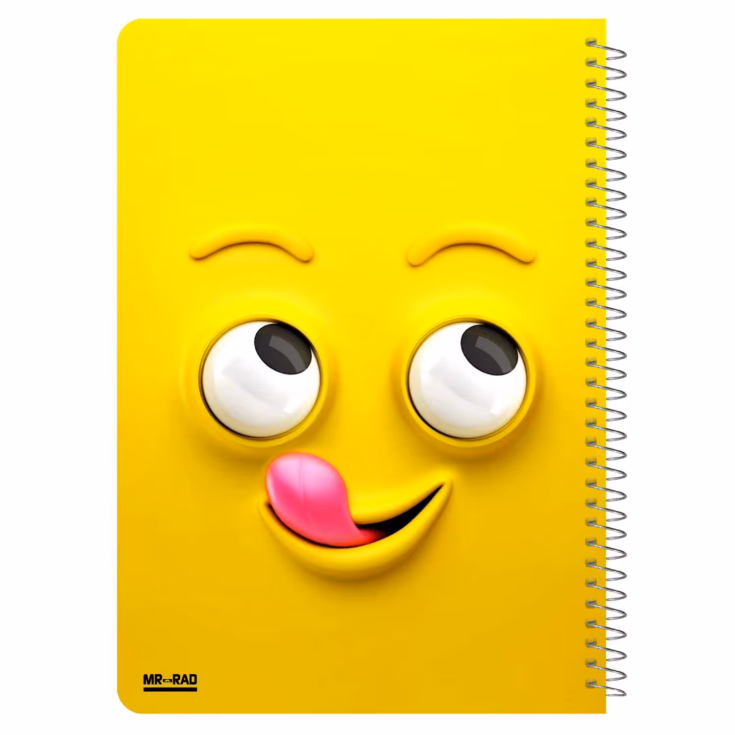 دفتر مشق مستر راد مدل ایموجی طرح خوشمزه کد 1570 Emoji رنگ نارنجی 