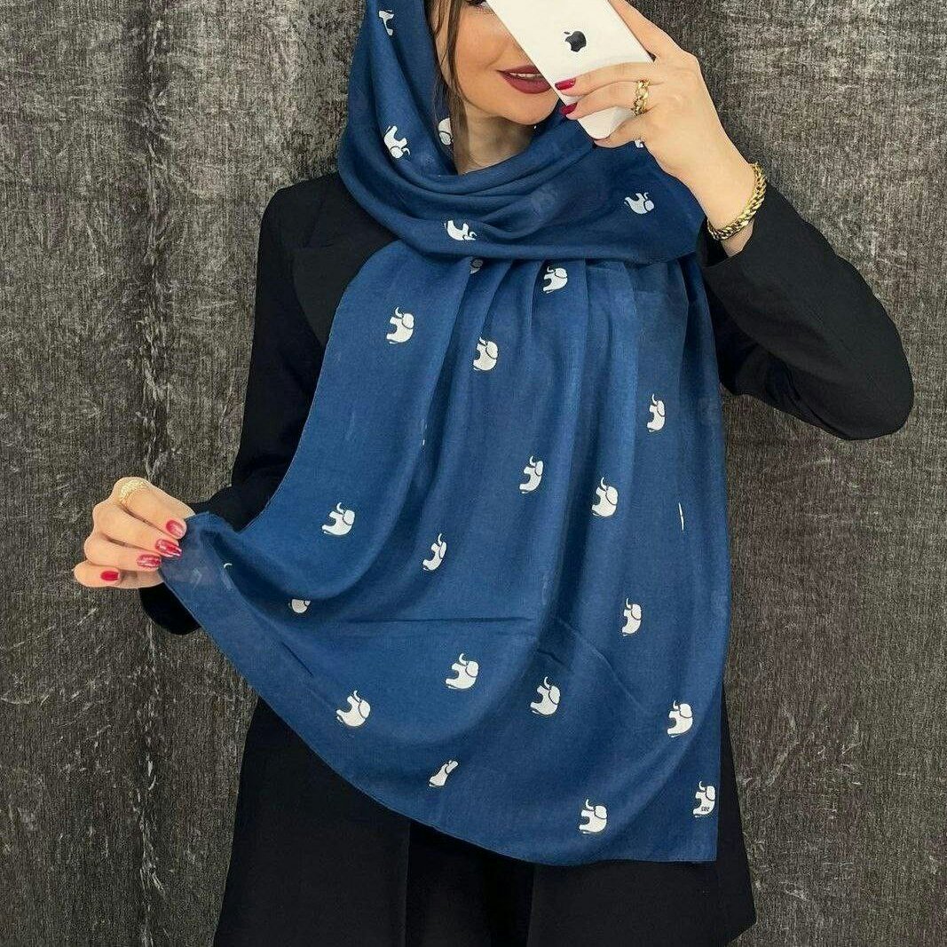 شال زنانه طرح فیل 2