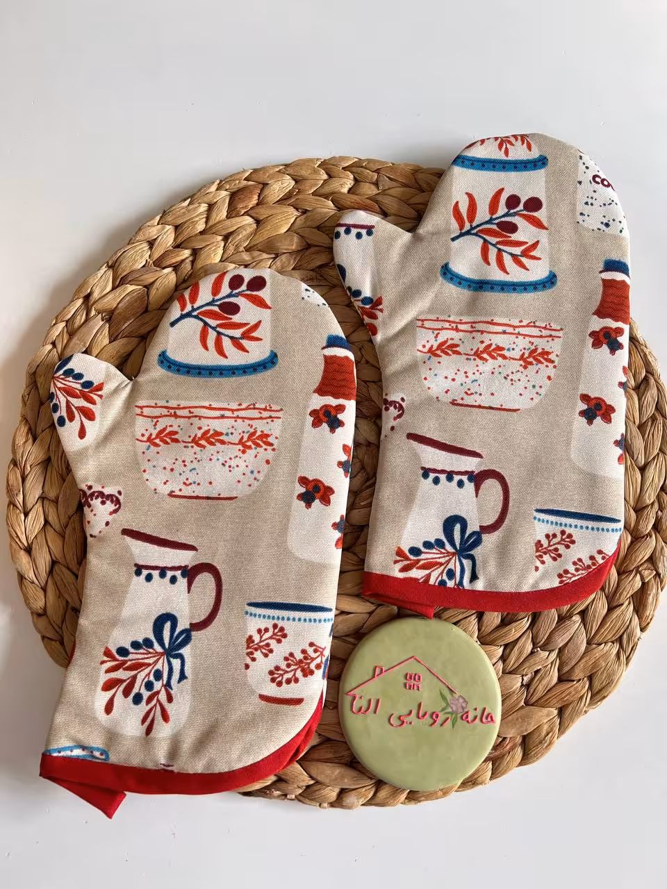 دستکش فر- طرح ظروف