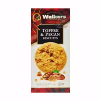 بیسکوییت با تکه های تافی و گردو پکان 150 گرم واکرز - walkers