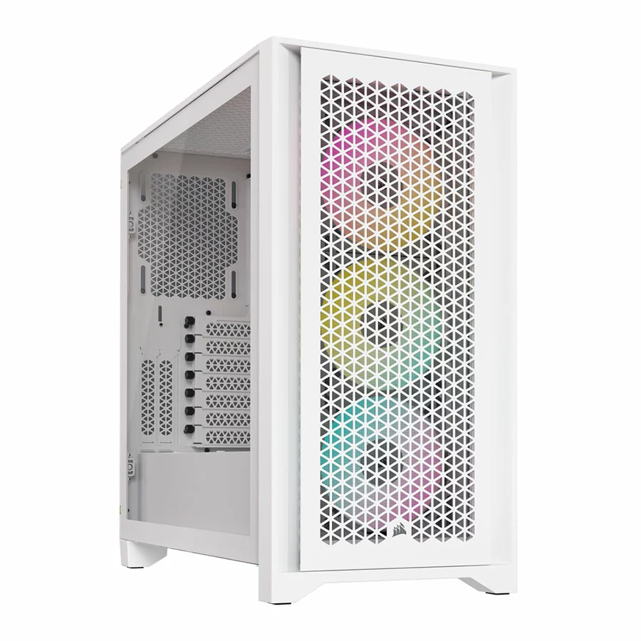 کیس کورسیر iCUE 4000D RGB Airflow White