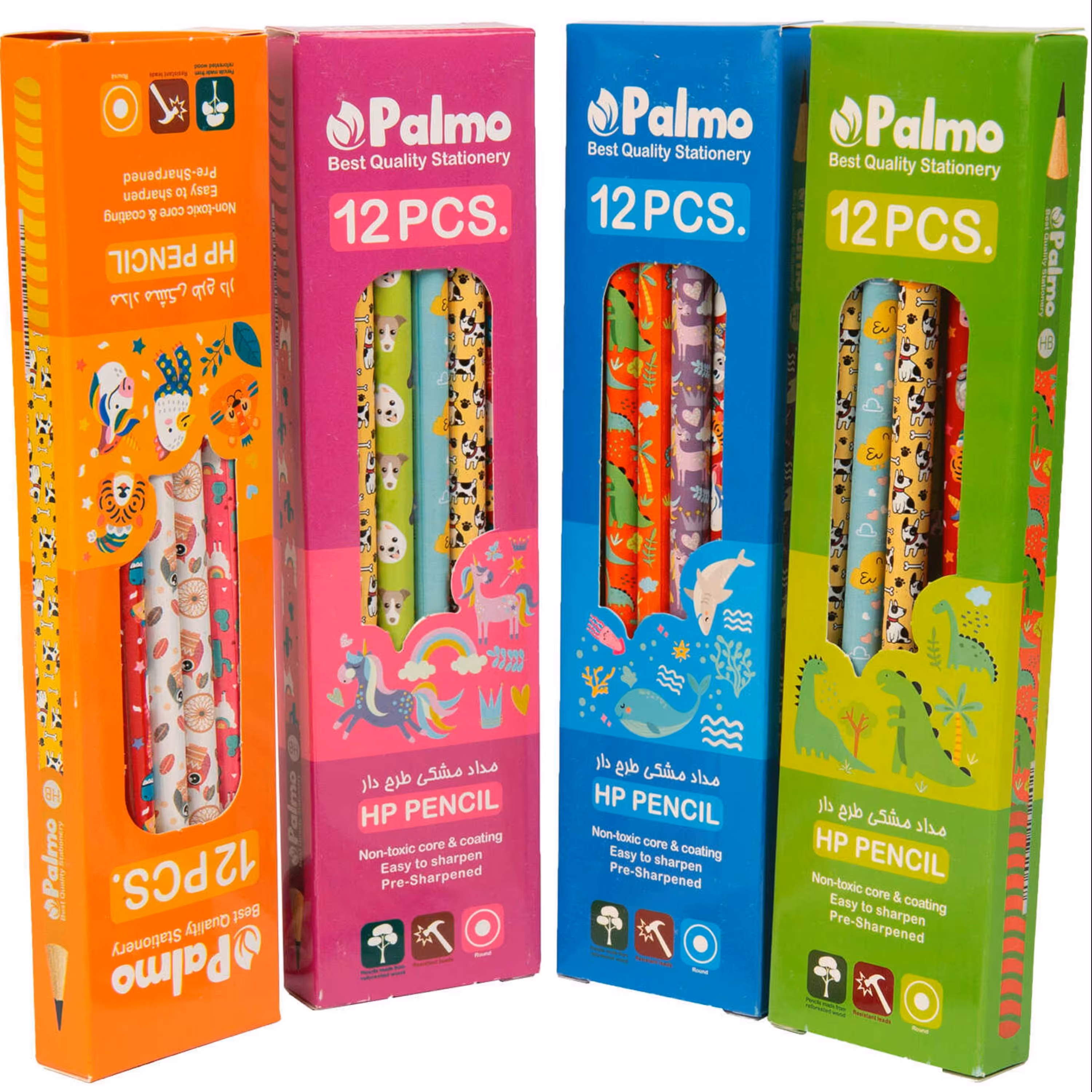 مداد مشکی طرحدار برند پالمو با کیفیت عالی 