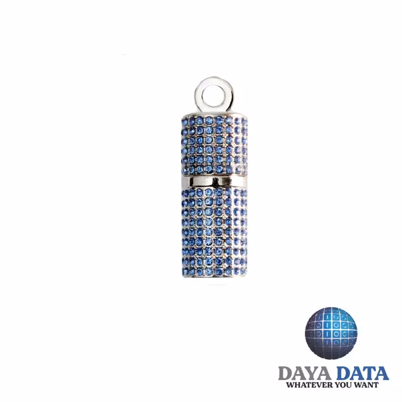 فلش مموری فانتزی دایا دیتا استوانه جواهرمدلJE1002-15 ظرفیت 16GB -USB2رنگ سرمه ای