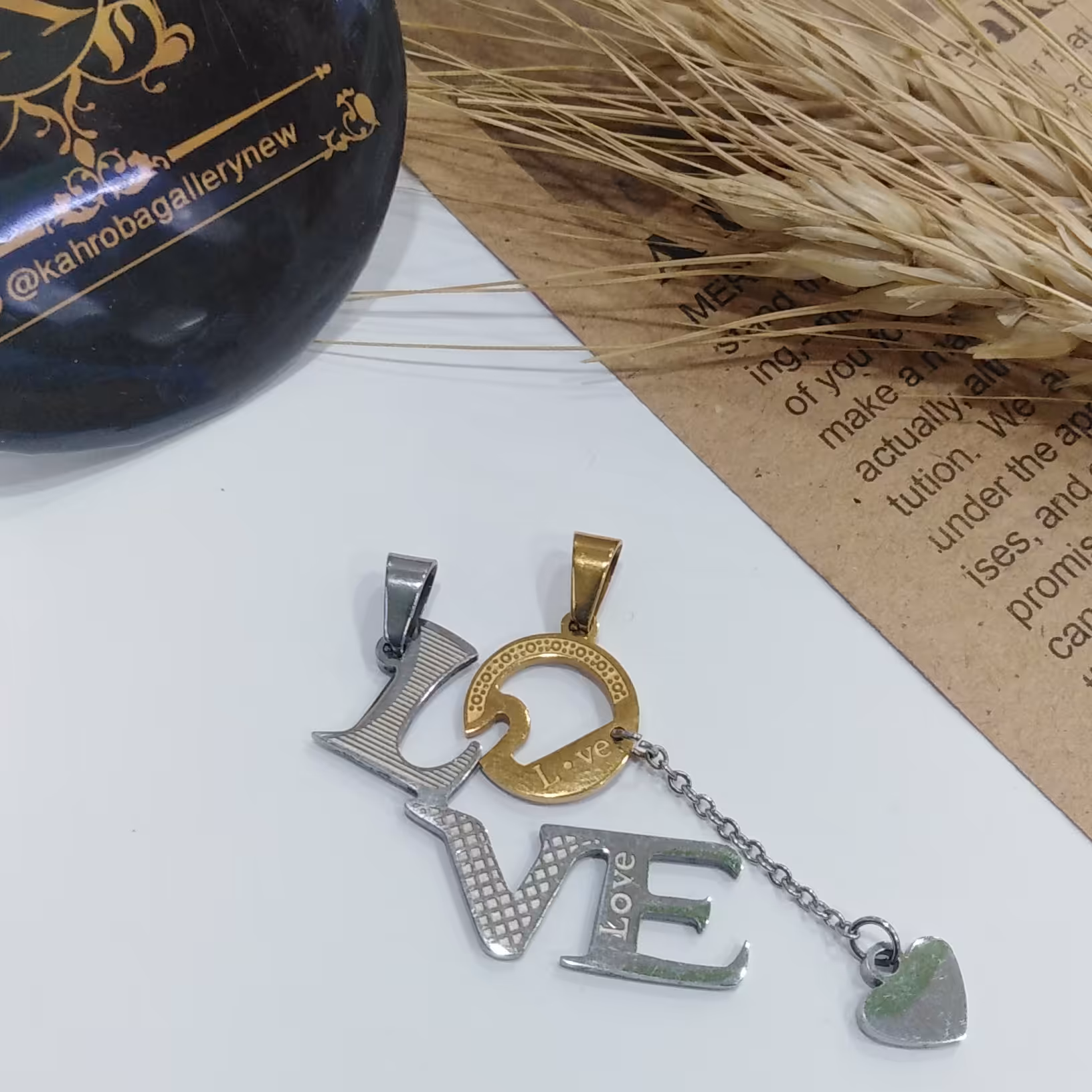 گردنبند ست مکمل جفتی