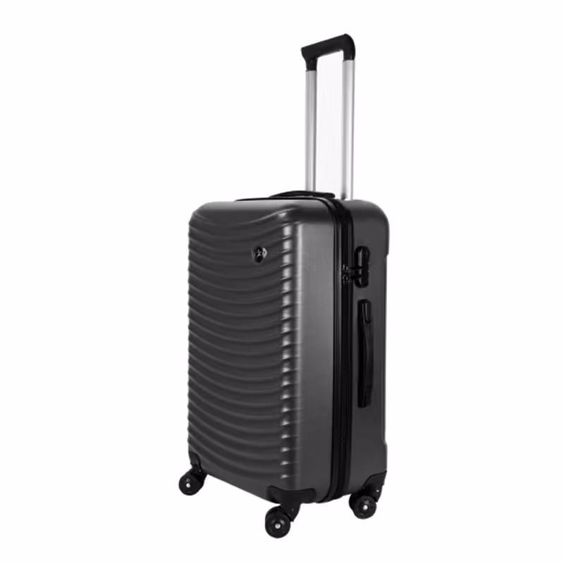 چمدان چهار چرخ سایز متوسط کد L.Ni0012-24  نوک مدادی