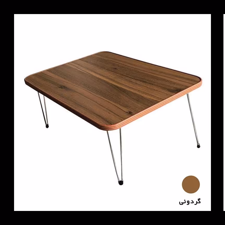 میز تحریر تاشو طرح چوب 60*43 متوسط پارس