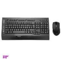 کیبورد و ماوس بی سیم ای فورتک مدل 9300F