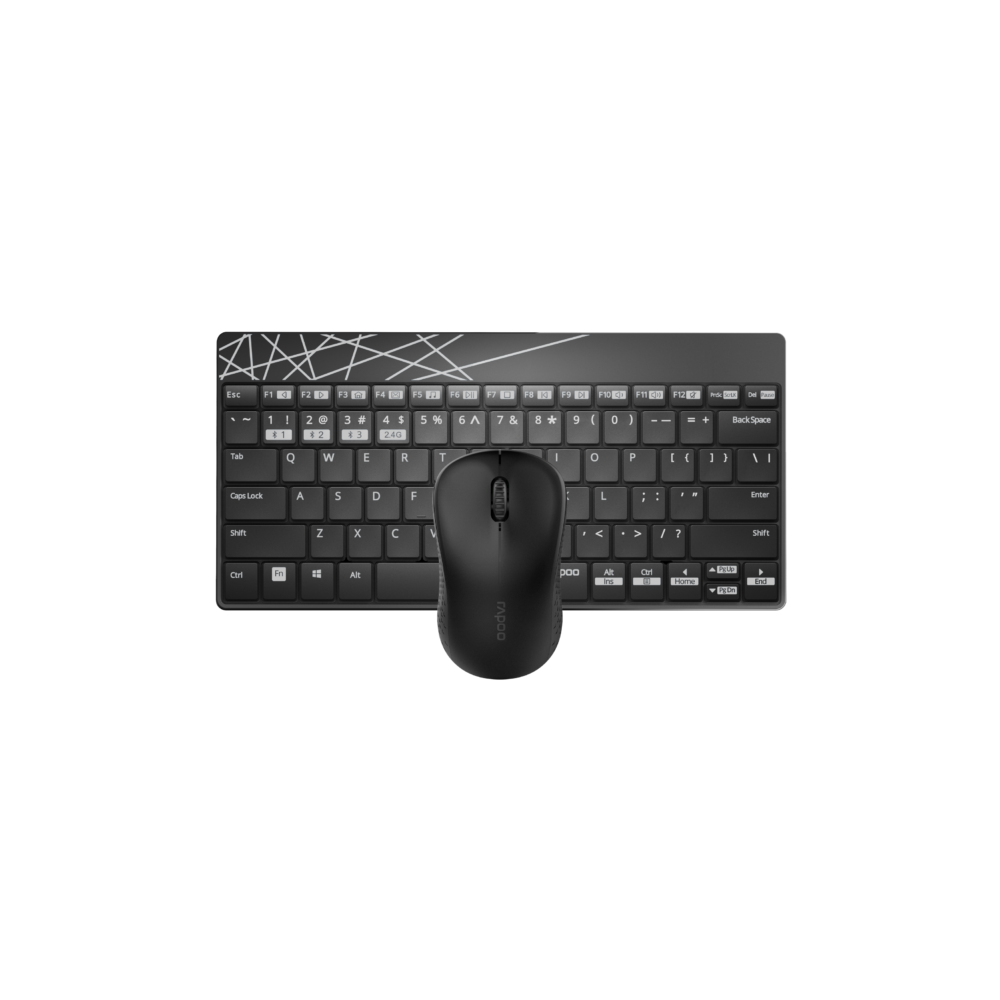 کیبورد و ماوس رپوKeyboard and Mouse RAPOO 8000GT
