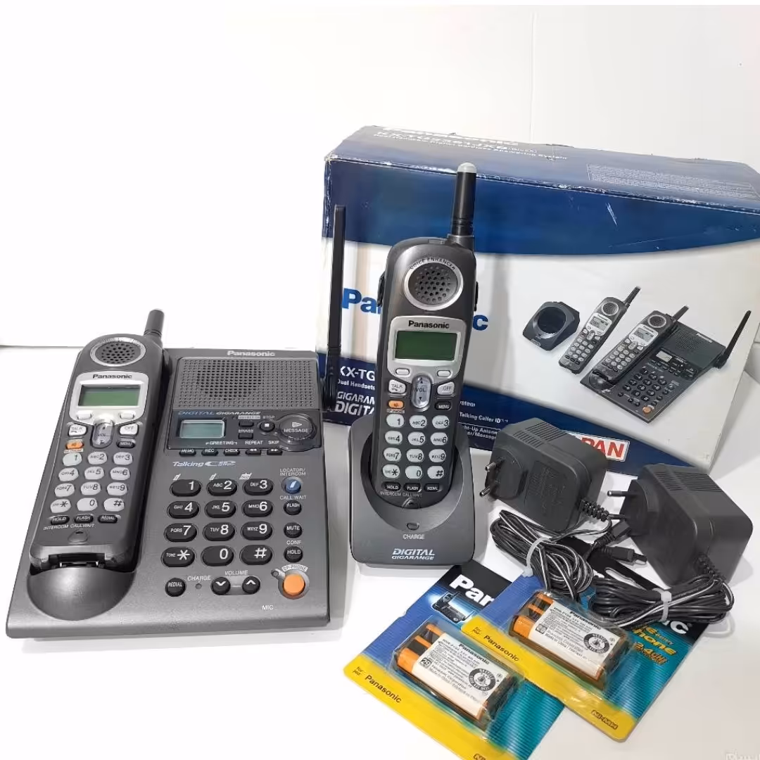 تلفن بی سیم پاناسونیک اورجینال ژاپن دو گوشی KXTG2361