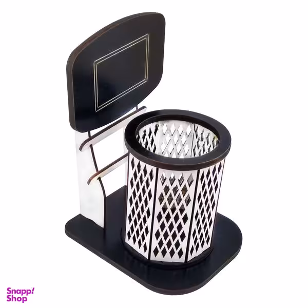 جامدادی رومیزی مهدی یار طرح سبد بسکتبال استوانه ای