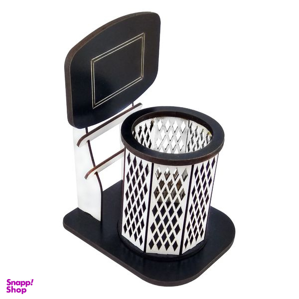 جامدادی رومیزی مهدی یار طرح سبد بسکتبال استوانه ای