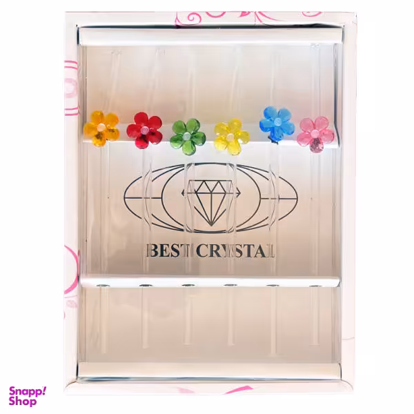 نی نوشیدنی مدل best crystal بسته 6 عددی