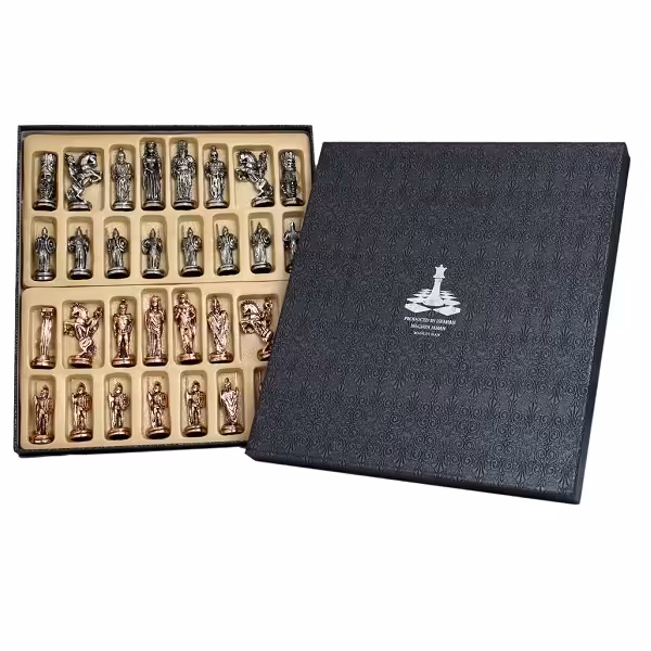 ست مهره شطرنج اوستا مدل جنگ صلیبی سایز 1