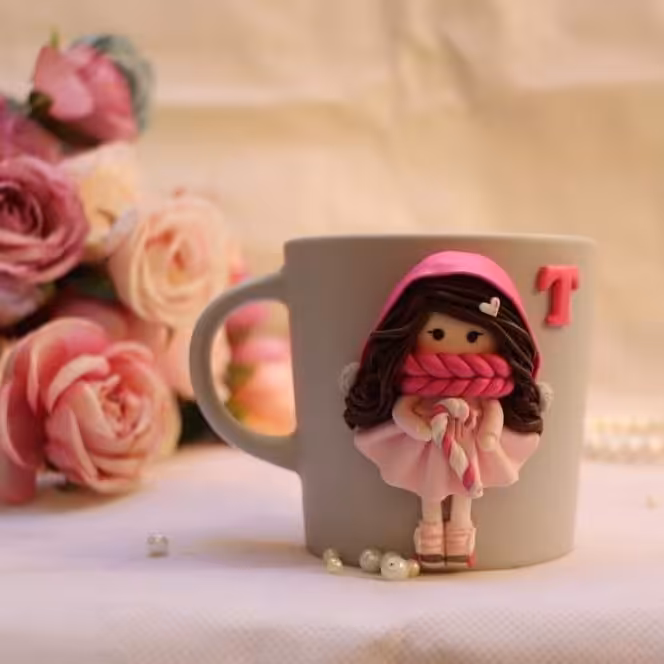 ماگ عروسکی روسی کلاهدار