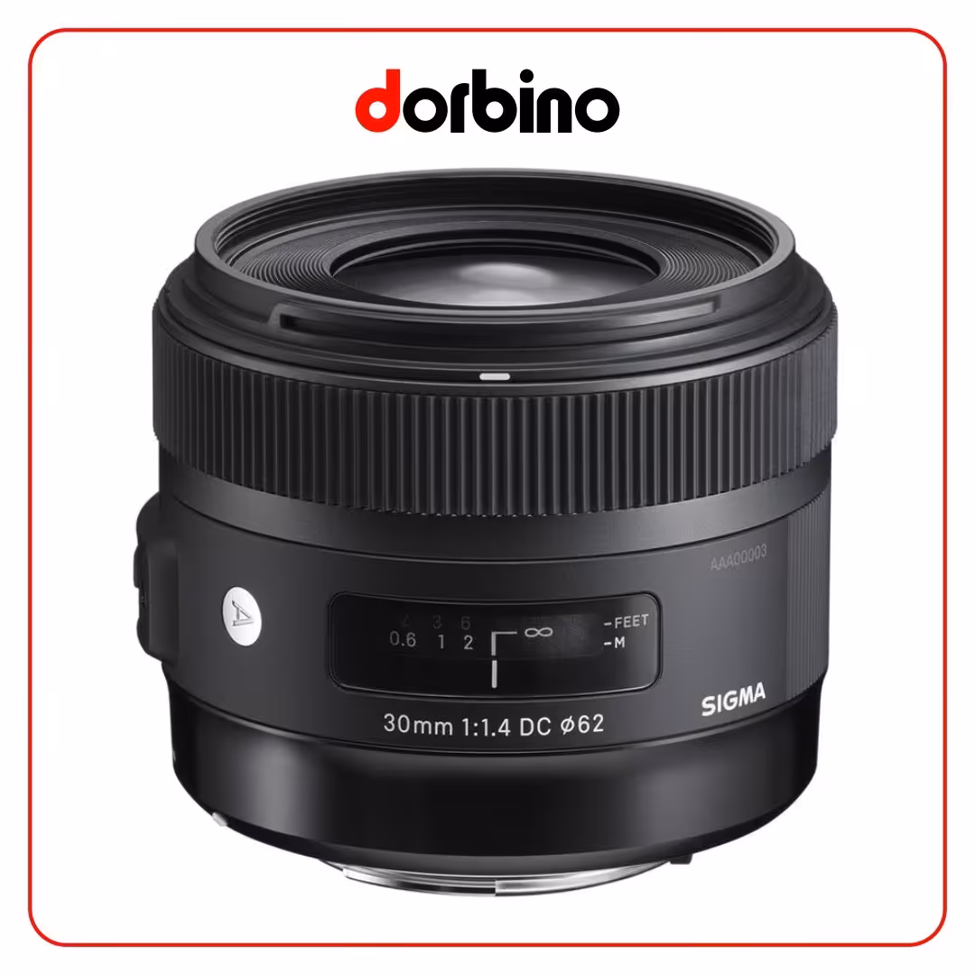 لنز سیگما Sigma 30mm f/1.4 DC HSM Art Lens for Nikon F - فروشگاه دوربین دوربینو