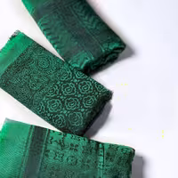 شال ژاکارد دورو رنگ سبز سیدی کیفیت عالی باارسال رایگان